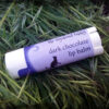 A white lip balm tube.